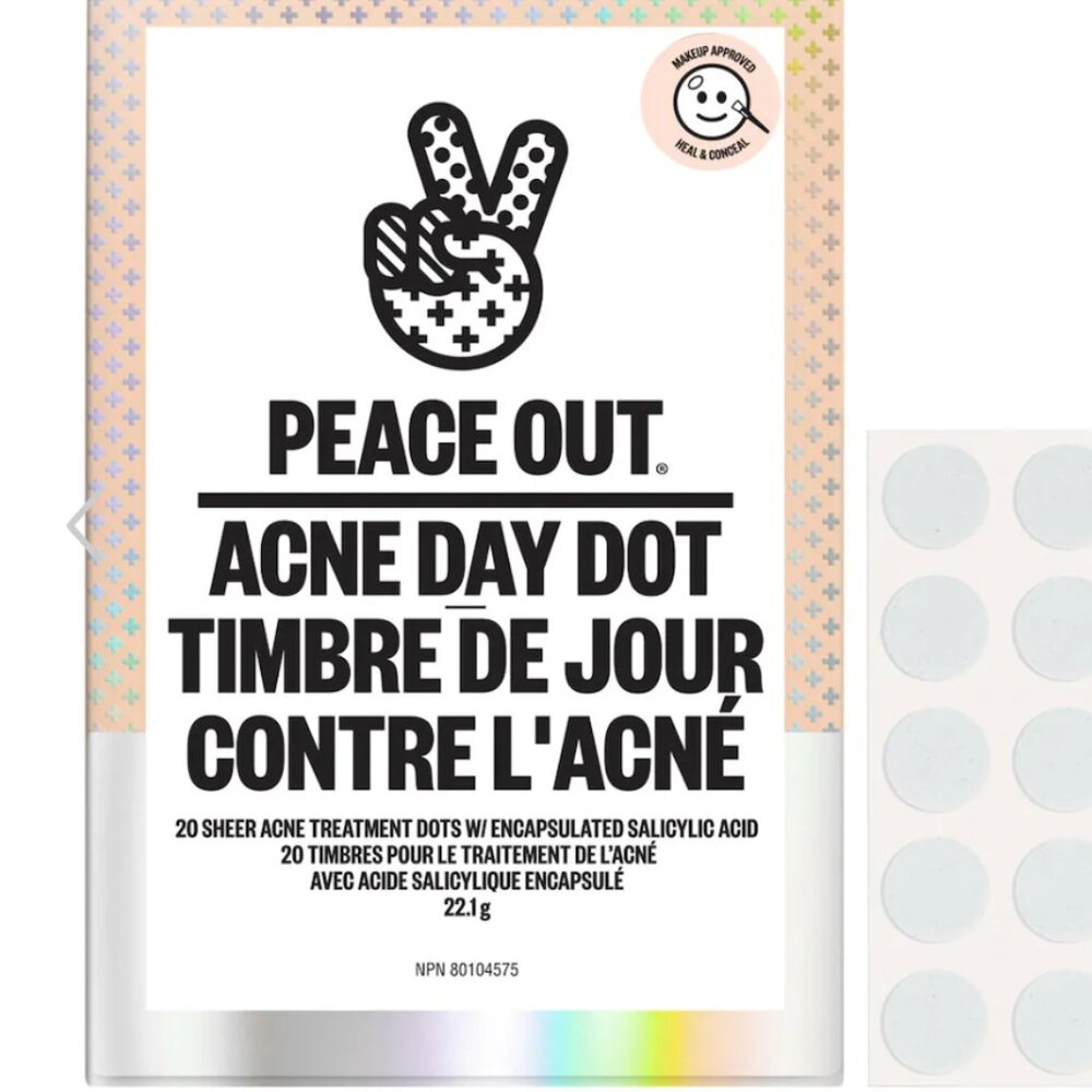 NWT 2-Pack Peace Out  Salicylic Acid Acne Day Dots